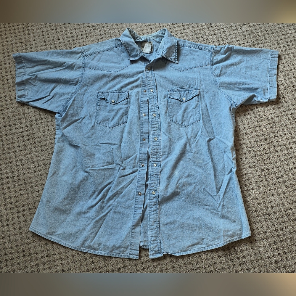 Vintage Frontier western jean shirt